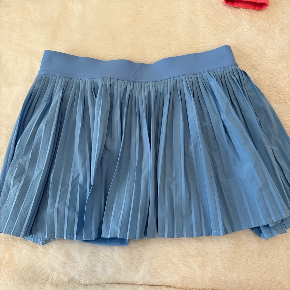 Lululemon Athletica Light Blue Pleated Skirt